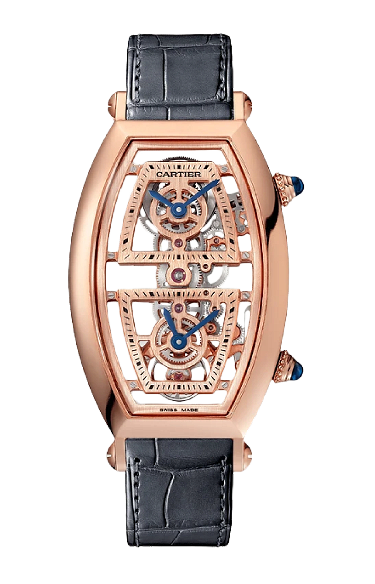 Cartier | TONNEAU SCHELETRATO, MODELLO EXTRA LARGE, ORO ROSA, MANUALE - WHTN0013 (1)