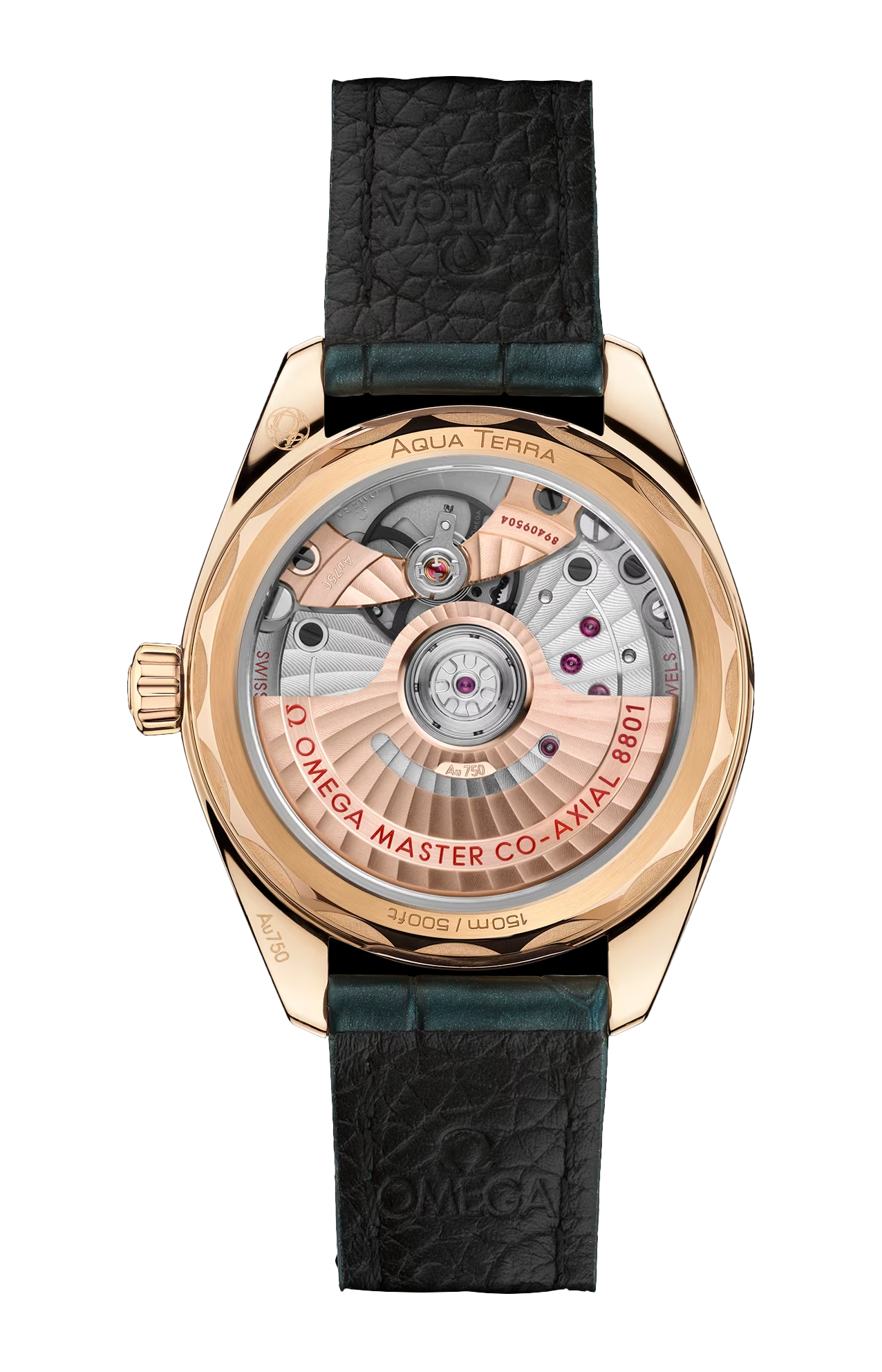 Omega | SEAMASTER AQUA TERRA SHADES 34 MM, ORO MOONSHINE&trade; SU PELLE - 220.53.34.20.10.001 (2)