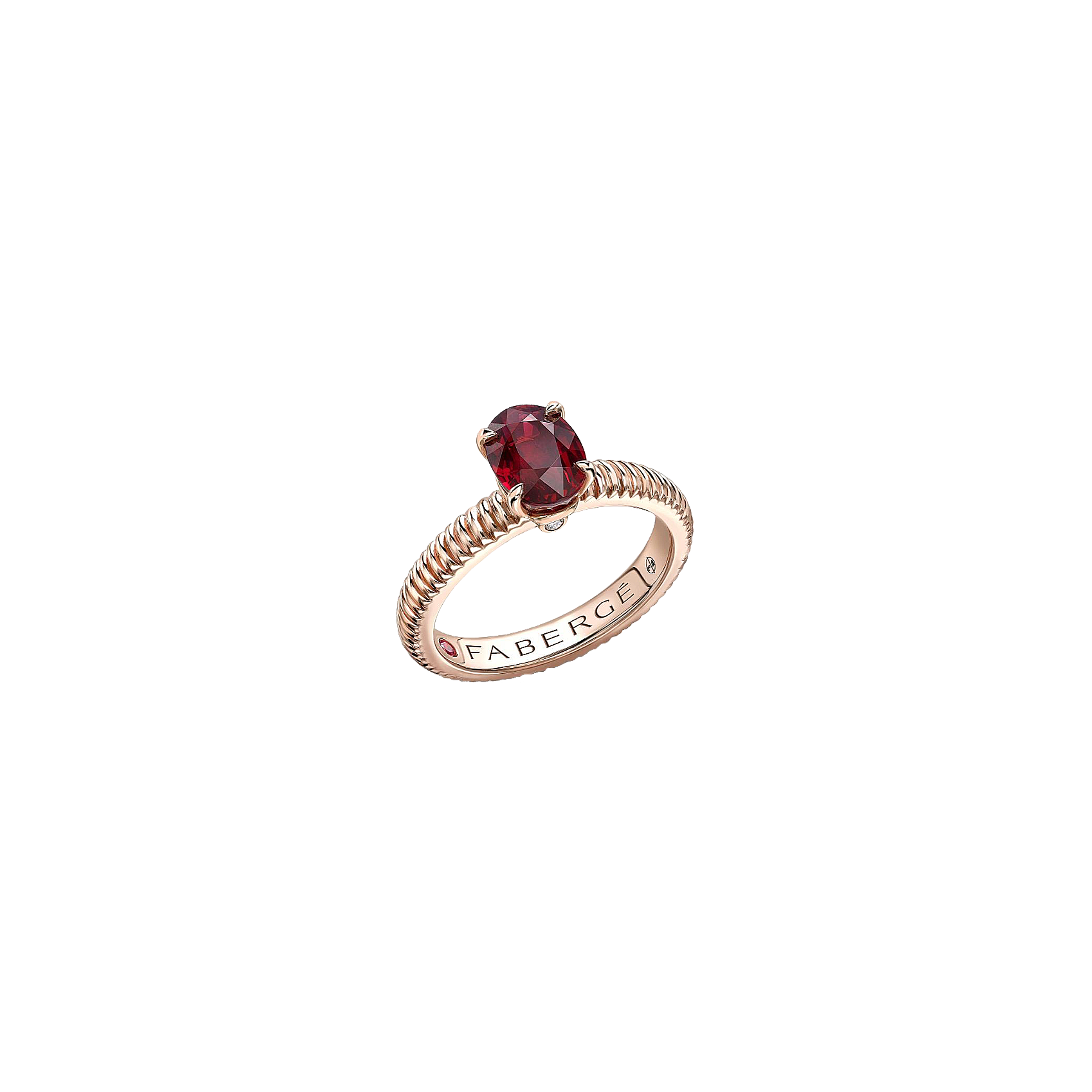 Faberg&eacute; | ANELLO COLOURS OF LOVE IN ORO ROSA E RUBINO - 845RG3608 (1)