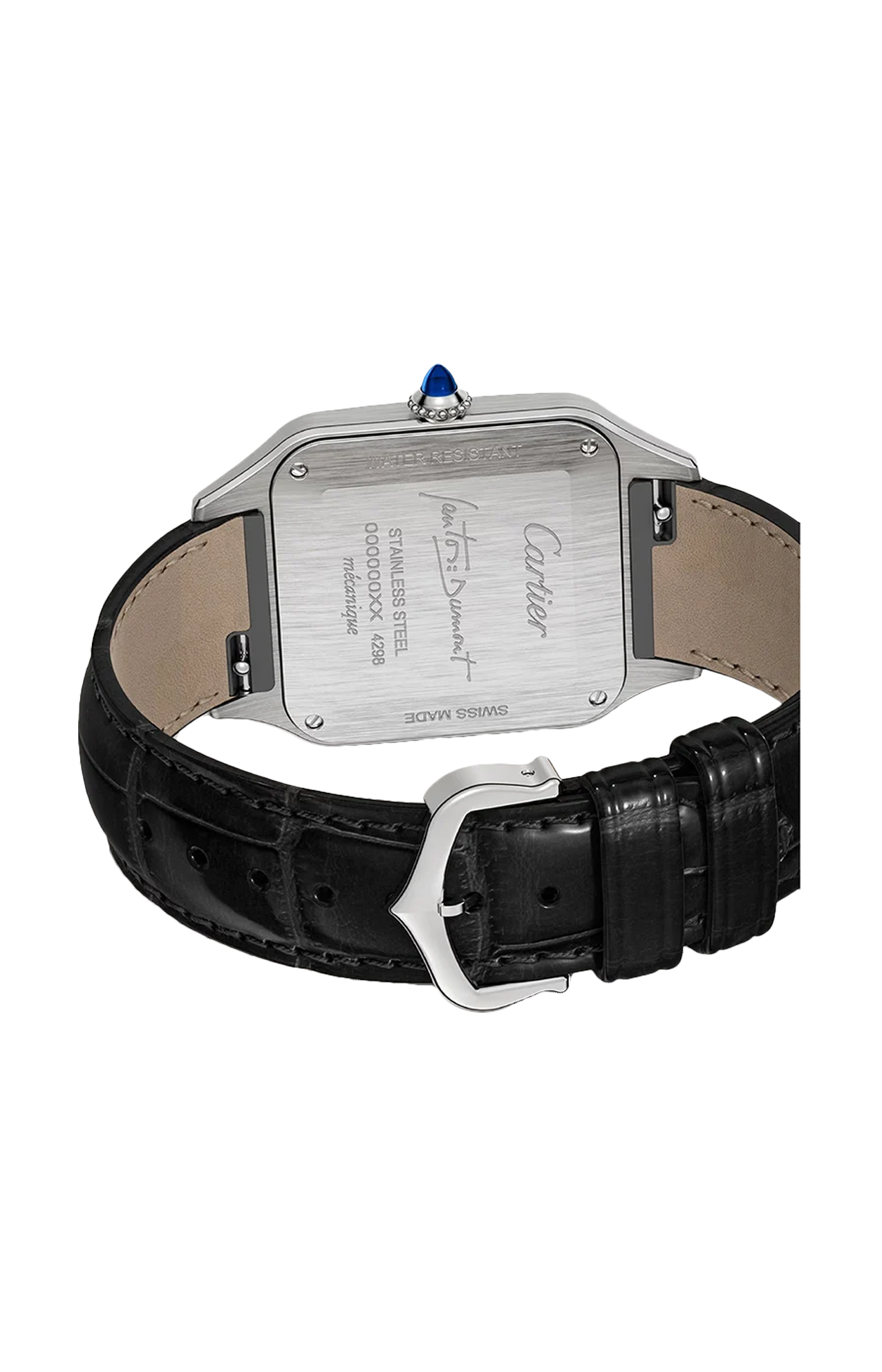 Cartier | SANTOS-DUMONT, MODELLO GRANDE, ACCIAIO, MANUALE - WSSA0046 (2)