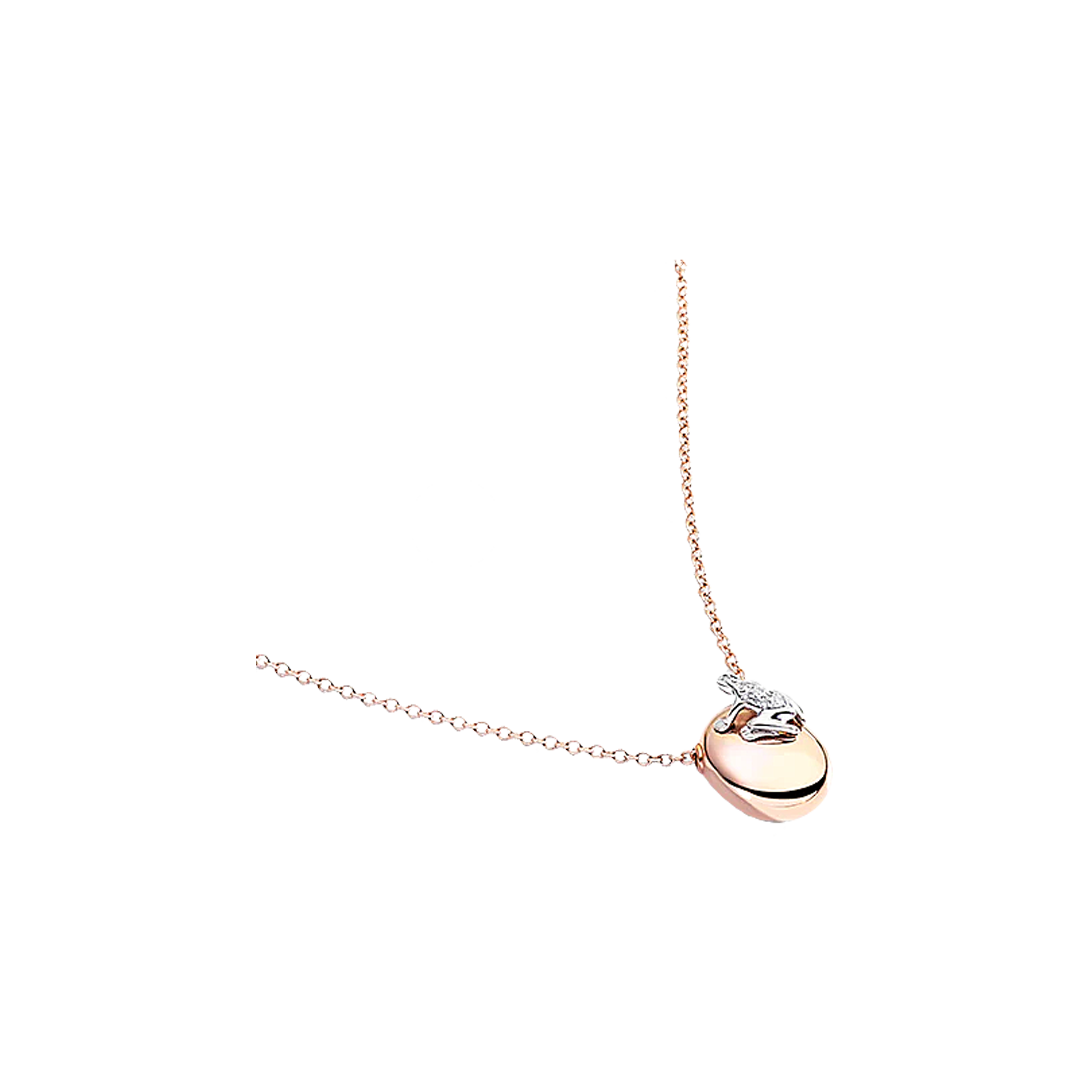 Dada Arrigoni | COLLANA HAPPY FROG IN ORO ROSA, ORO BIANCO E DIAMANTI - DHF03CARBDI (1)