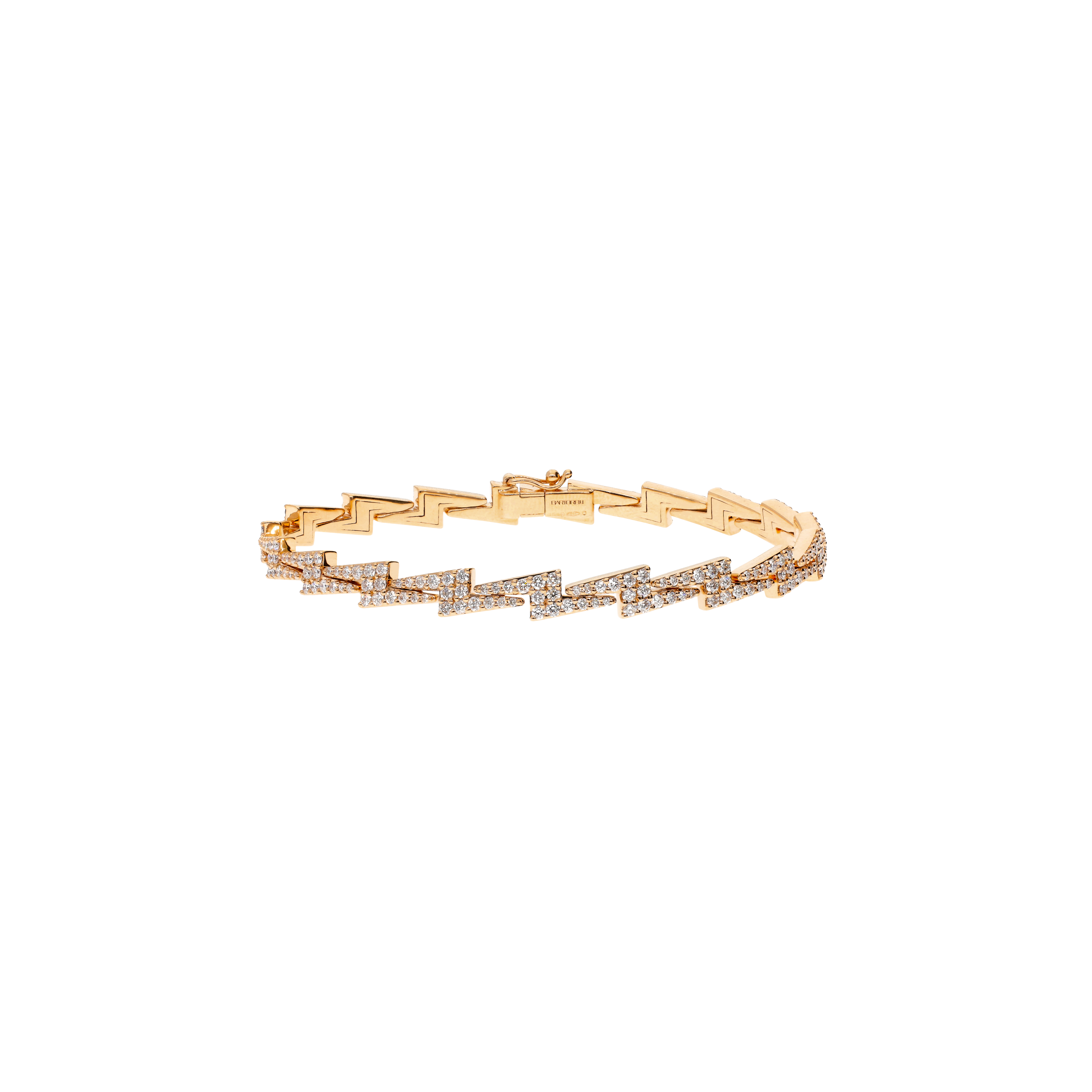 Bartorelli Italian Jewels | BRACCIALE IN ORO ROSA FULL PAVE' DI DIAMANTI BIANCHI - VB29493DP (1)
