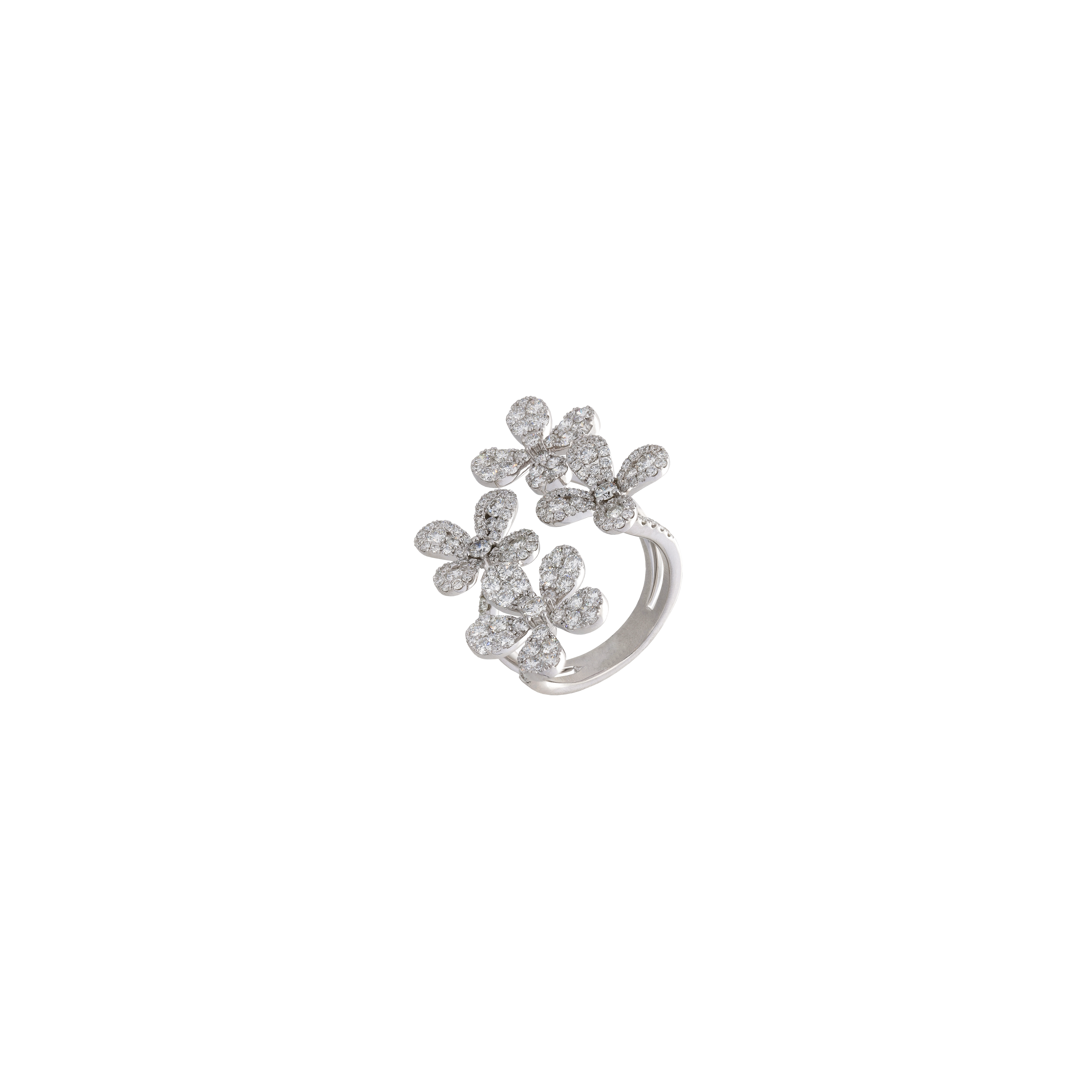 Bartorelli Italian Jewels | ANELLO ORO BIANCO PAVE' DI DIAMANTI BIANCHI - 1AN0271692/1 (1)