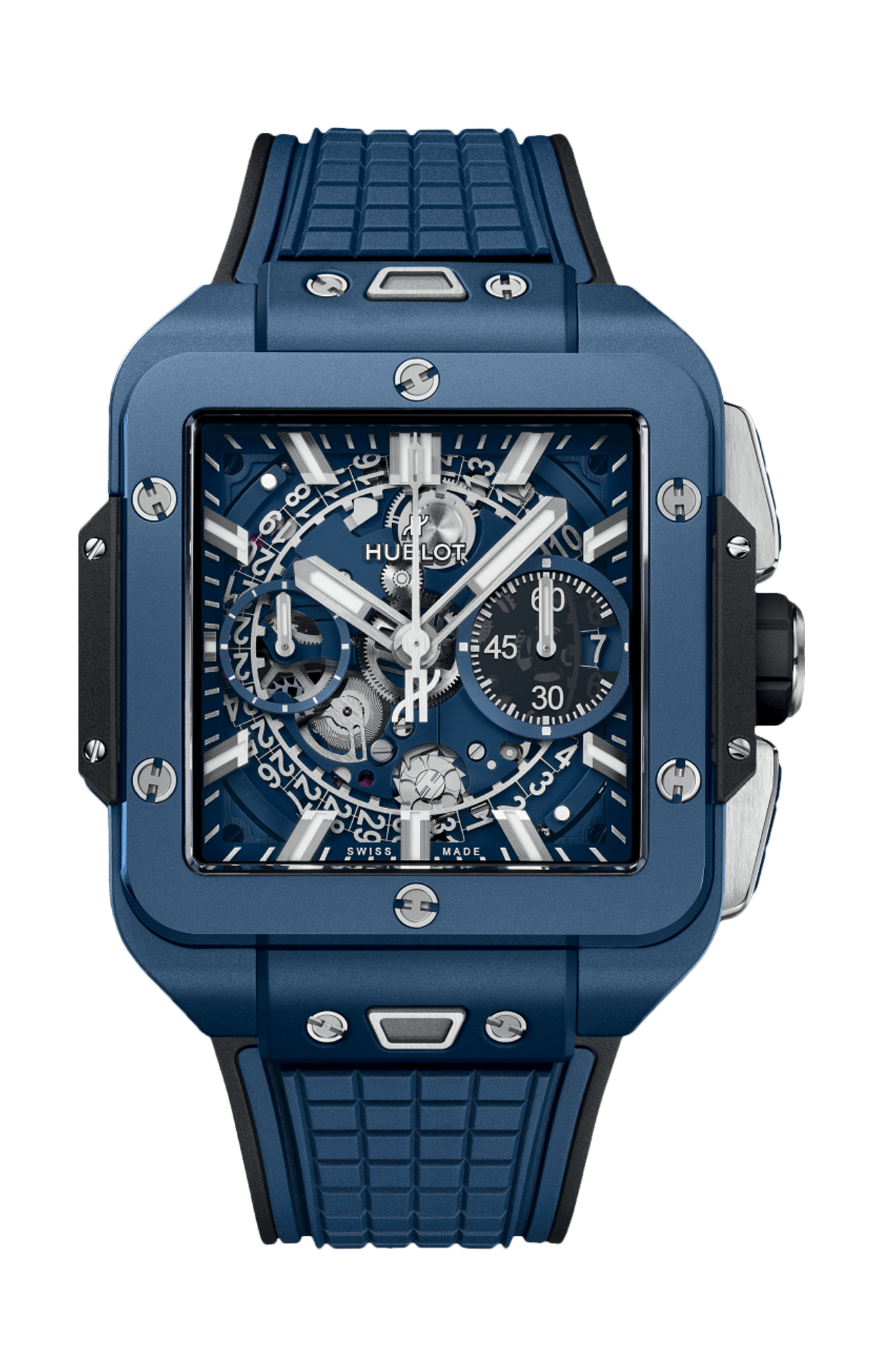 Hublot | SQUARE BANG UNICO BLUE CERAMIC 42 MM - 821.EX.5170.RX (1)
