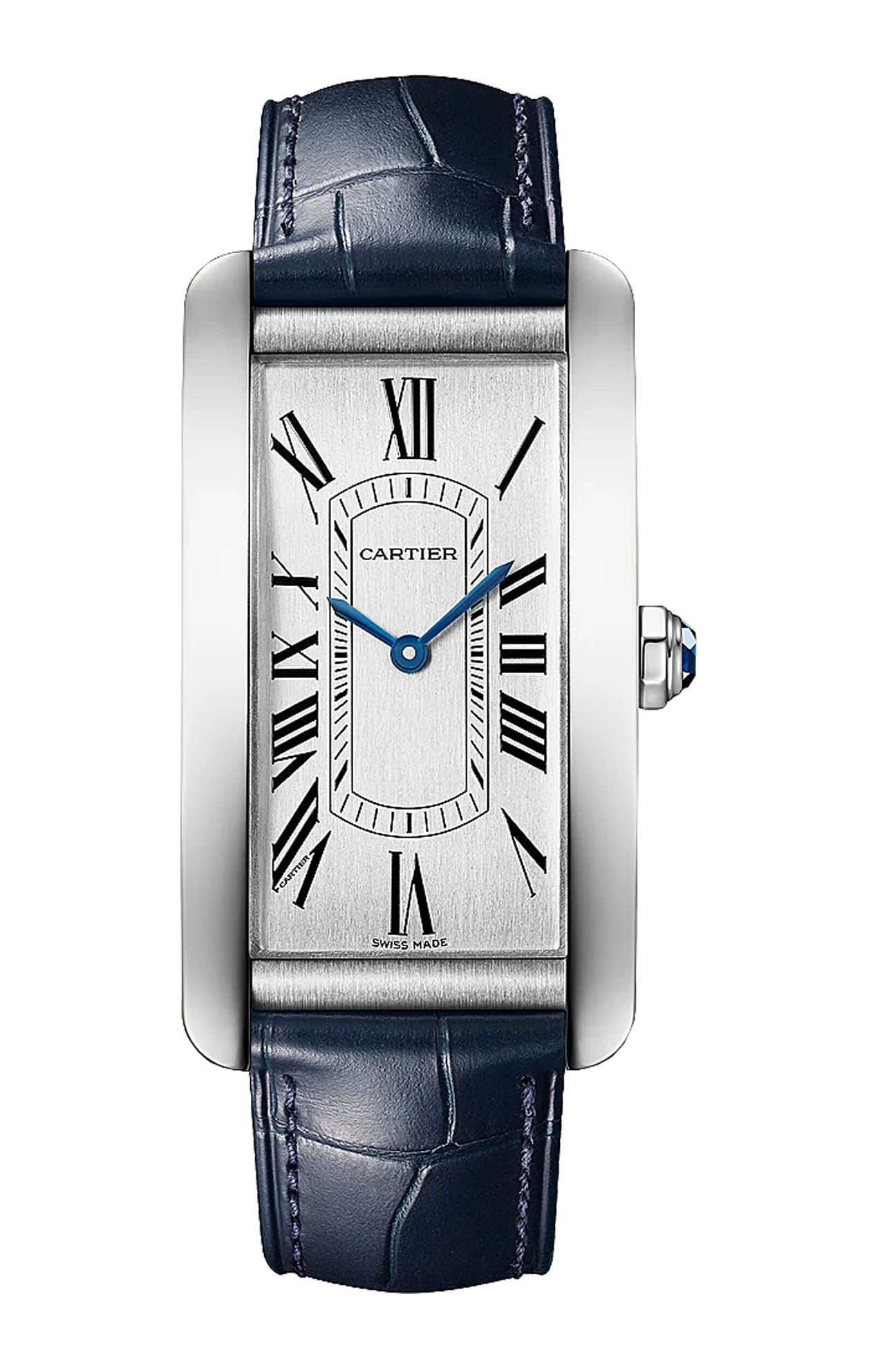 Cartier | TANK AM&Eacute;RICAINE, MODELLO GRANDE, ACCIAIO, AUTOMATICO - WSTA0083 (1)