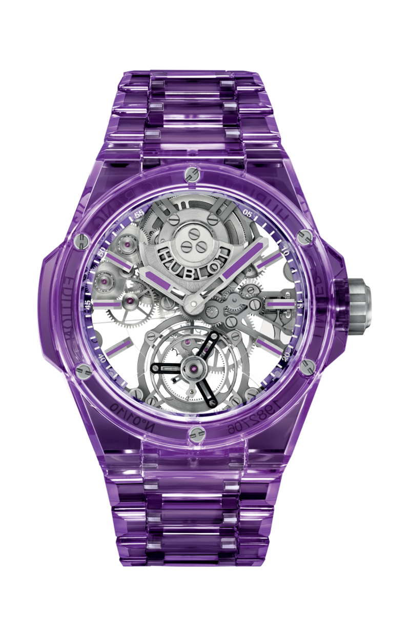 Hublot | BIG BANG INTEGRATED TOURBILLON FULL PURPLE SAPPHIRE 43 MM - LIMITED EDITION - 455.JM.0120.JM (1)