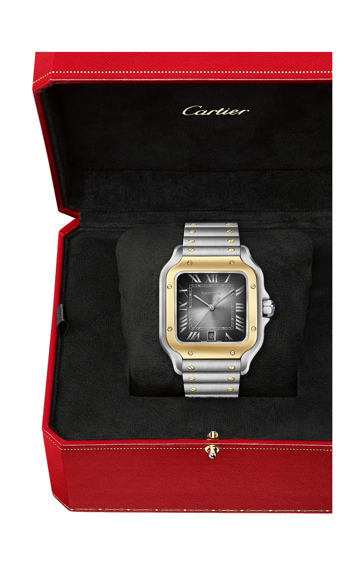 Cartier | SANTOS DE CARTIER, MODELLO GRANDE, ACCIAIO, ORO ROSA, AUTOMATICO - W2SA0030 (5)