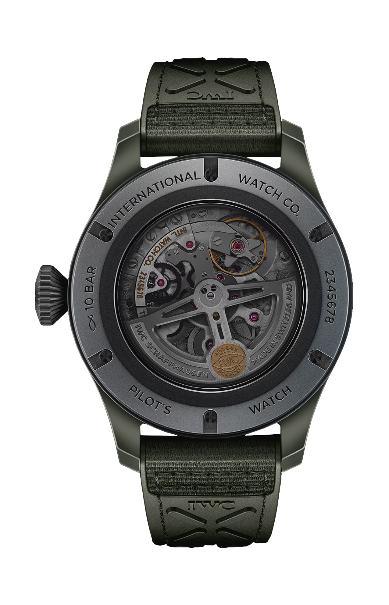 Iwc Schaffhausen | PILOT'S WATCH TIMEZONER TOP GUN WOODLAND - IW395601 (2)