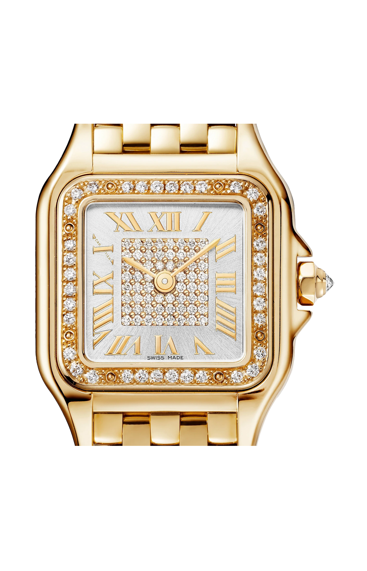 Cartier | PANTH&Egrave;RE DE CARTIER MODELLO PICCOLO, ORO GIALLO, DIAMANTI, QUARZO - WJPN0094 (7)