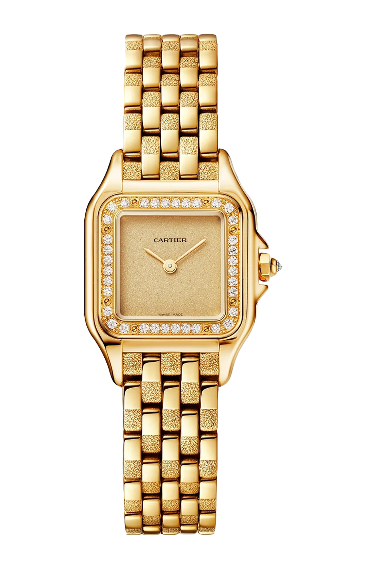 Cartier | PANTH&Egrave;RE DE CARTIER MODELLO PICCOLO, ORO GIALLO, DIAMANTI, QUARZO - WJPN0057 (1)