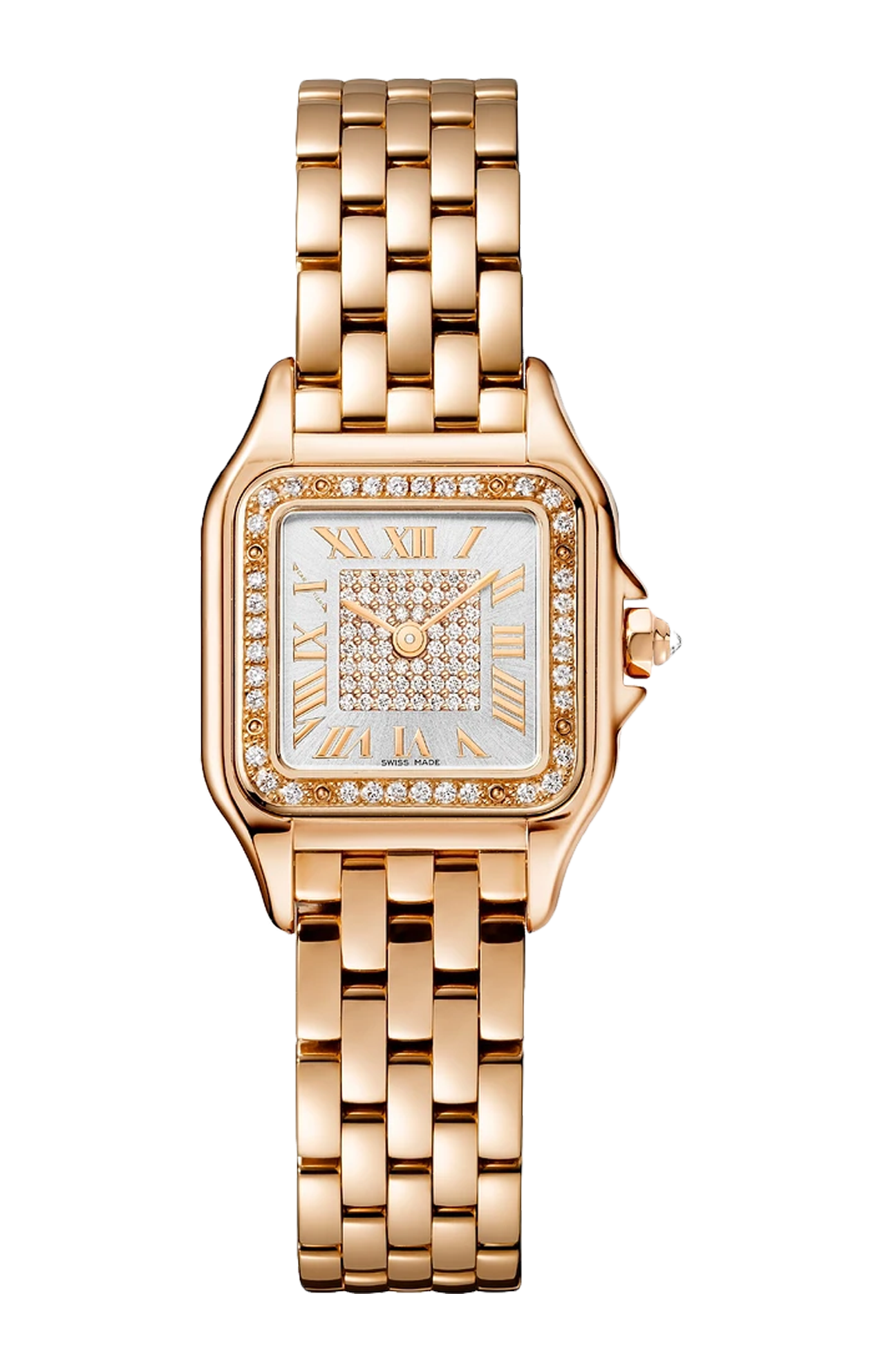 Cartier | PANTH&Egrave;RE DE CARTIER MODELLO PICCOLO, ORO ROSA, DIAMANTI, QUARZO - WJPN0091 (1)