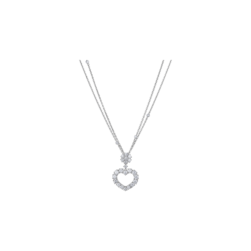 Chopard | CHOPARD - PENDENTE L'HEURE DU DIAMANT, ORO BIANCO ETICO, DIAMANTI - 799070-1001 (1)