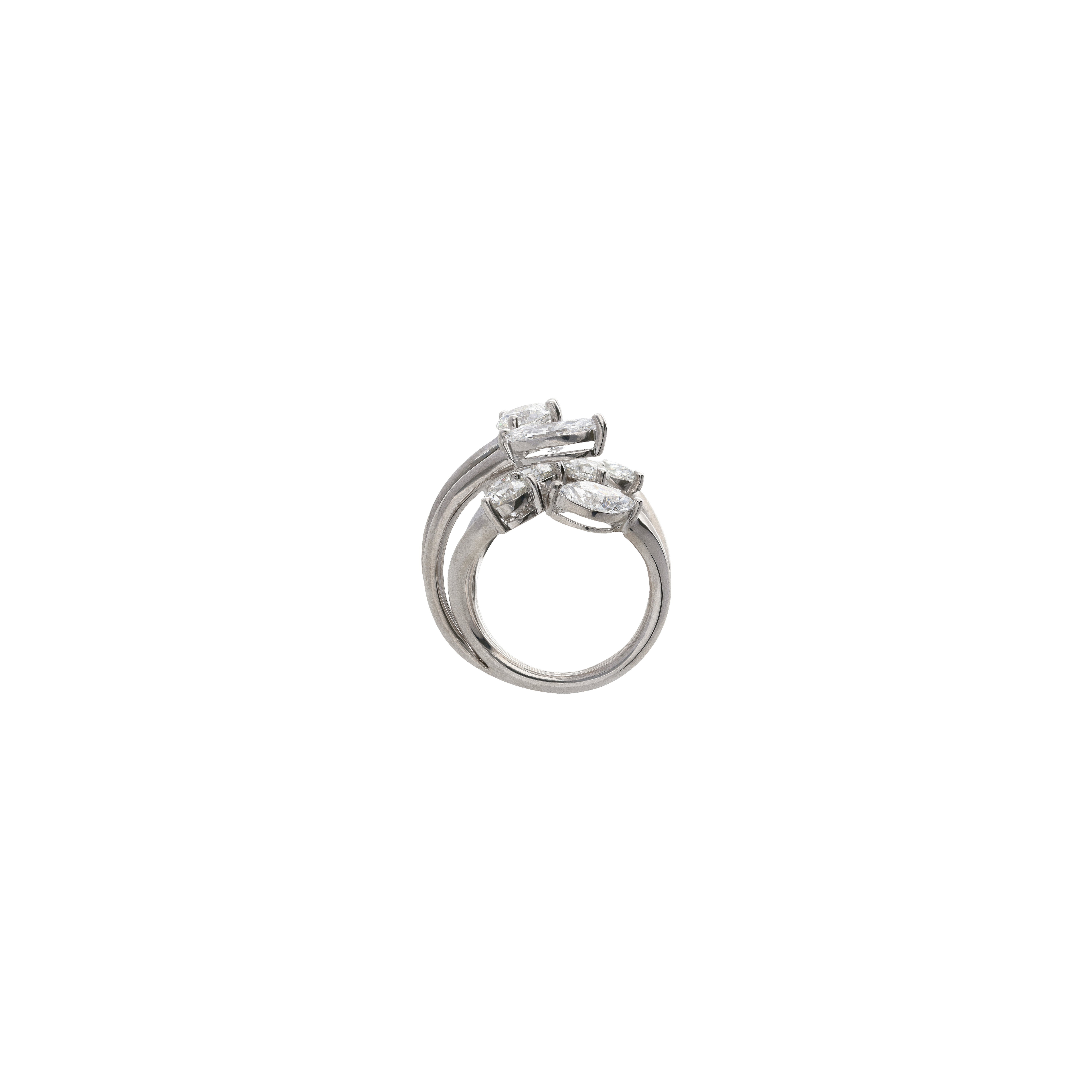 Bartorelli Italian Jewels | ANELLO IN PLATINO CON DIAMANTI BIANCHI CERTIFICATI IGI - 3M00008W (13)