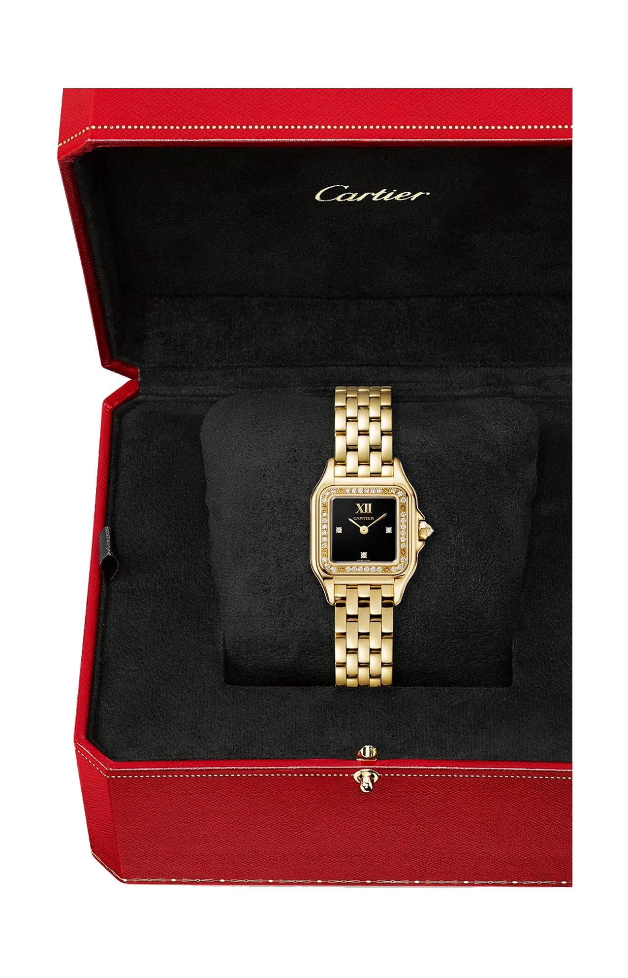 Cartier | PANTH&Egrave;RE DE CARTIER, MODELLO PICCOLO, ORO GIALLO, DIAMANTI, QUARZO - WJPN0073 (3)