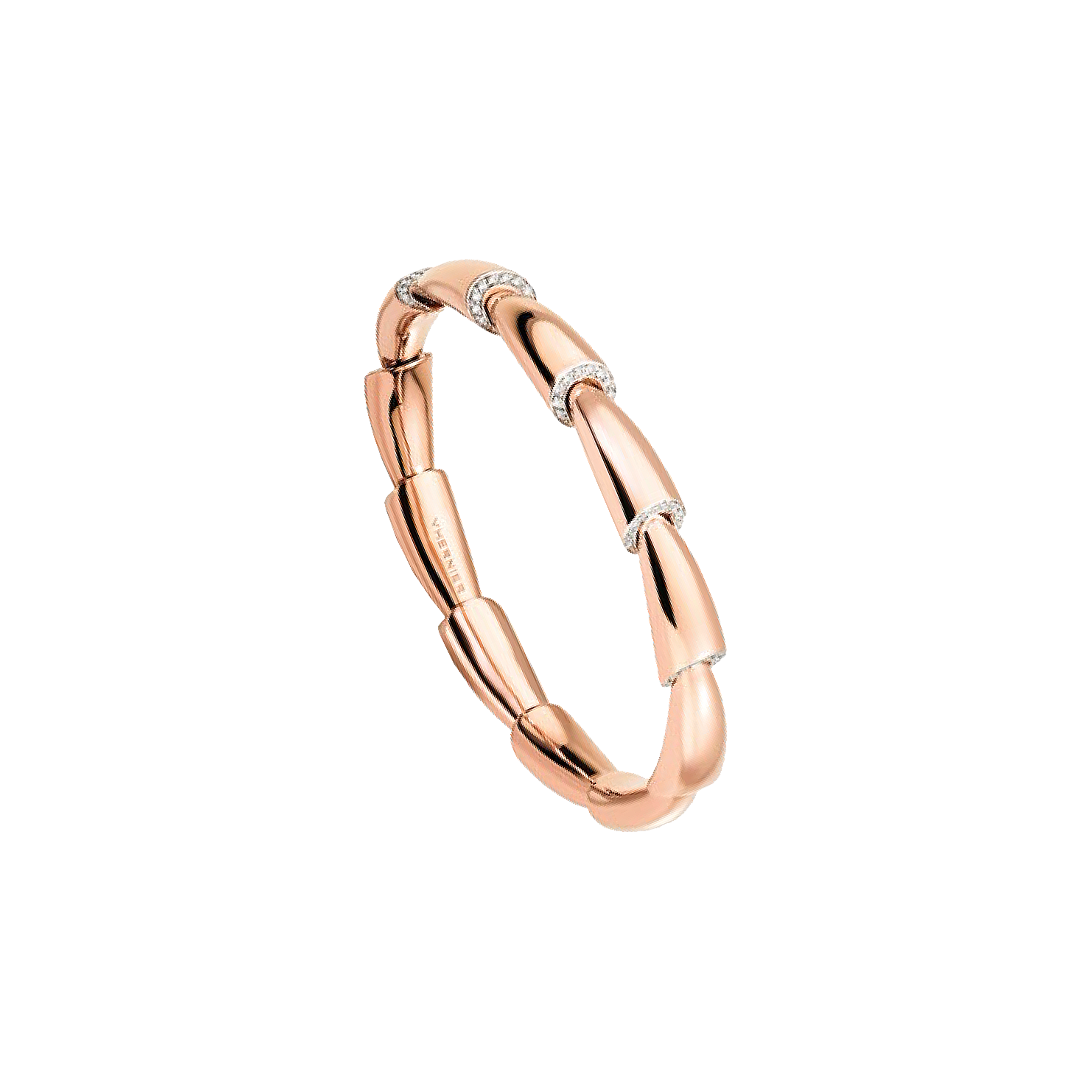 Vhernier | BRACCIALE CALLA MEDIA IN ORO ROSA E DIAMANTI - 0G1652BR012 (1)