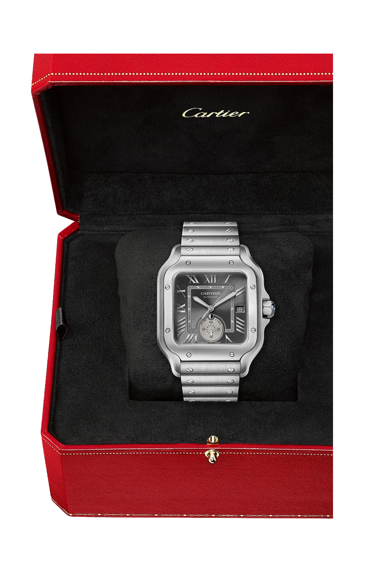 Cartier | SANTOS DE CARTIER, MODELLO GRANDE, ACCIAIO, AUTOMATICO - WSSA0076 (4)