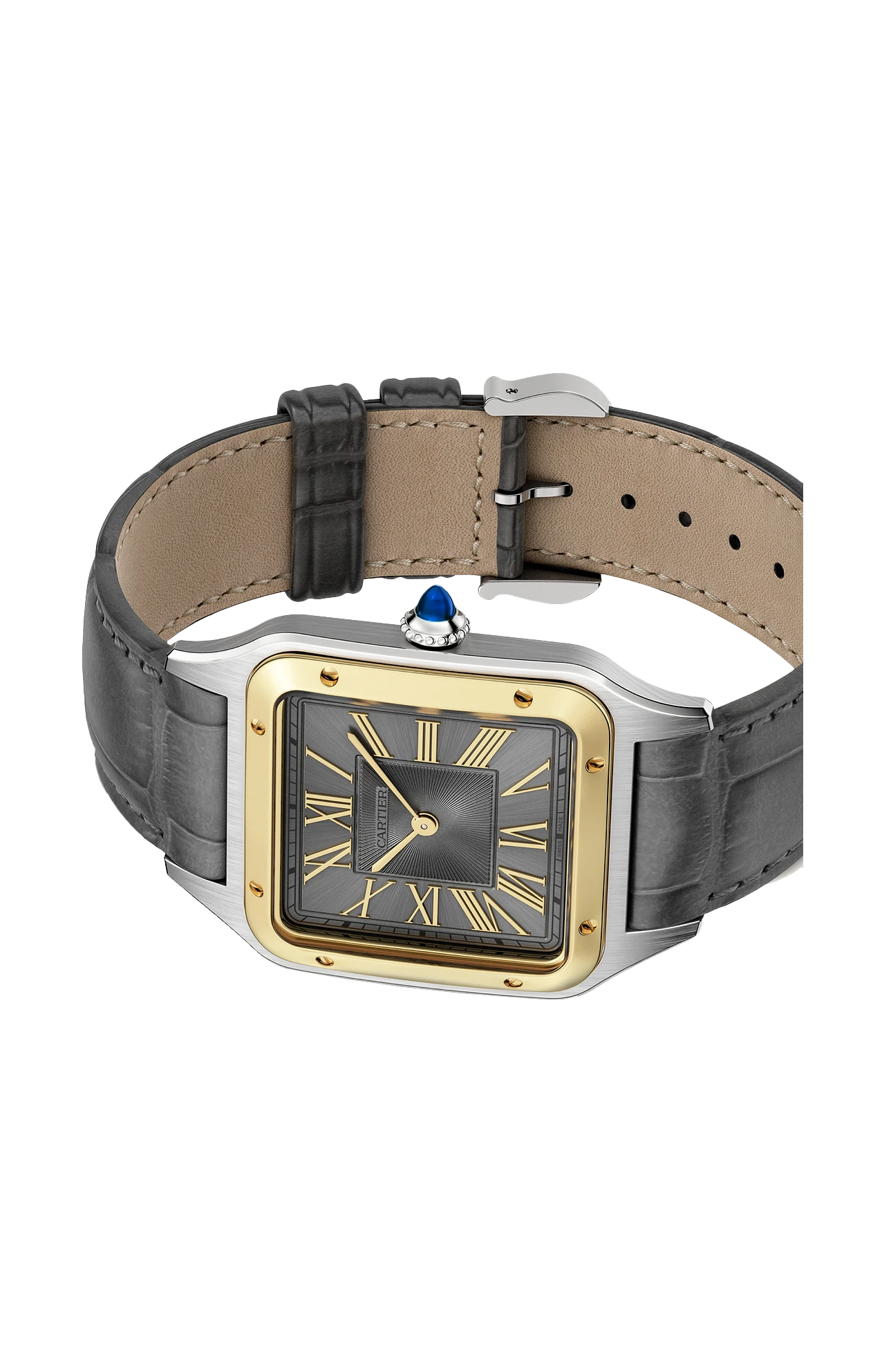 Cartier | SANTOS-DUMONT, MODELLO GRANDE, ACCIAIO, ORO GIALLO, QUARZO - W2SA0036 (5)