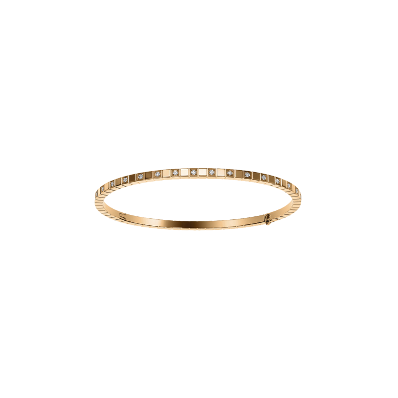 Chopard | CHOPARD - BRACCIALE GIUNCO, ORO ROSA ETICO, SEMI-PAV&Eacute; DI DIAMANTI - 857702 (1)