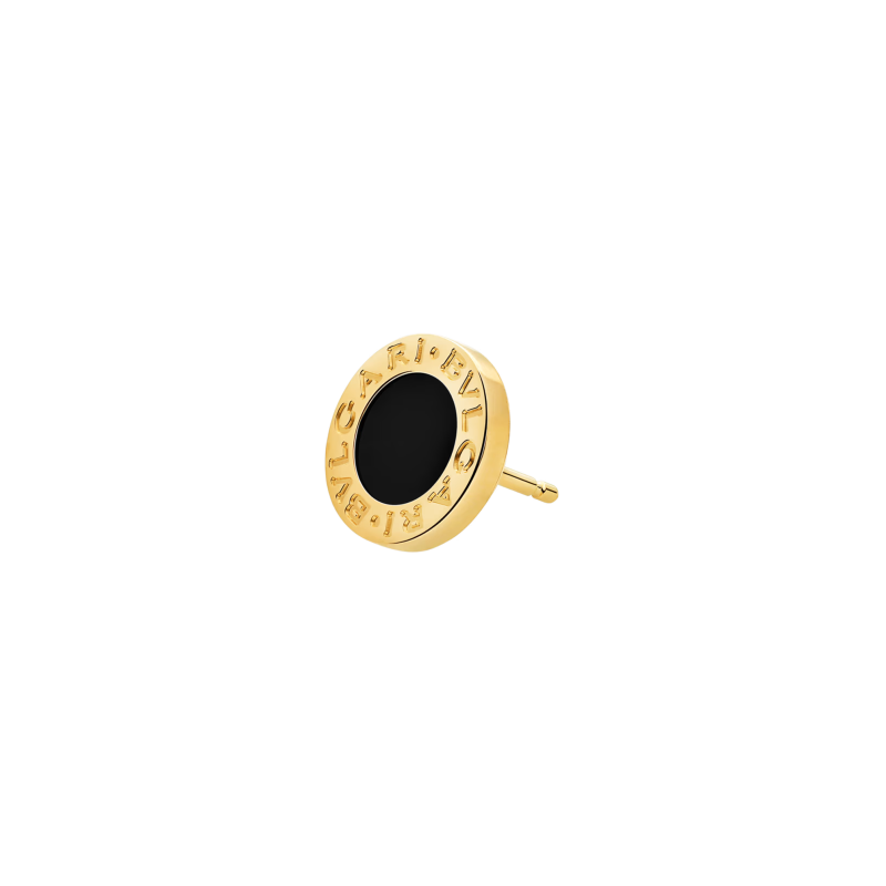 Bulgari | ORECCHINO SINGOLO BVLGARI BVLGARI IN ORO GIALLO E ONICE - 