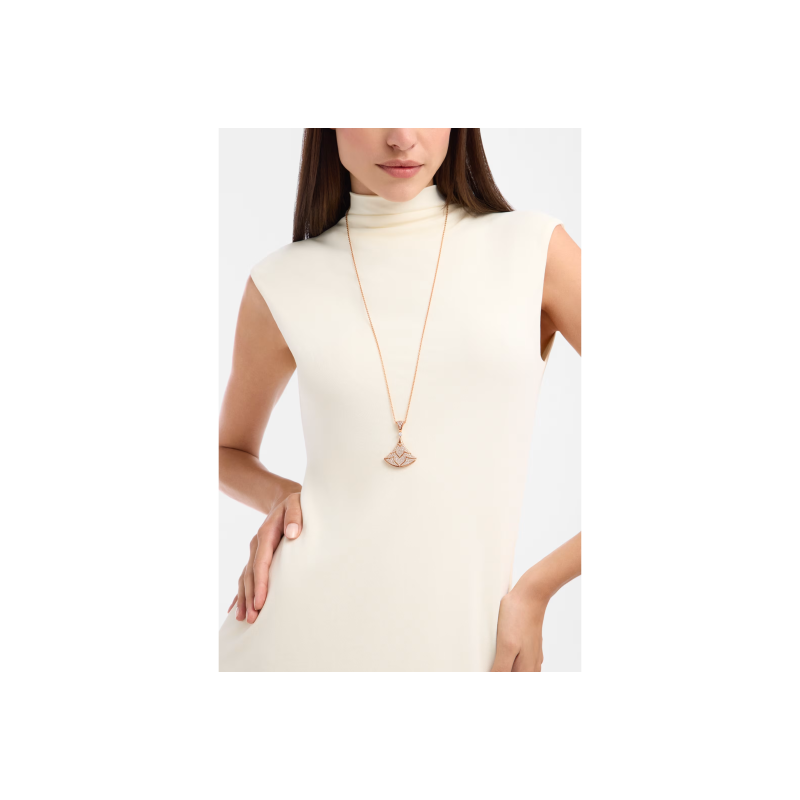 Bulgari | COLLANA DIVAS' DREAM IN ORO ROSA FULL PAV&Eacute; DI DIAMANTI - CL860411 (4)