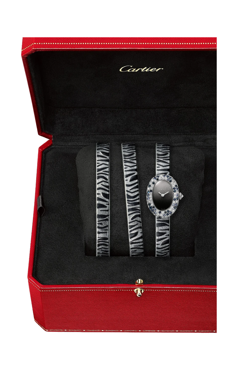 Cartier | BAIGNOIRE MODELLO MINI, ORO BIANCO, DIAMANTI, QUARZO - WJBA0037 (6)