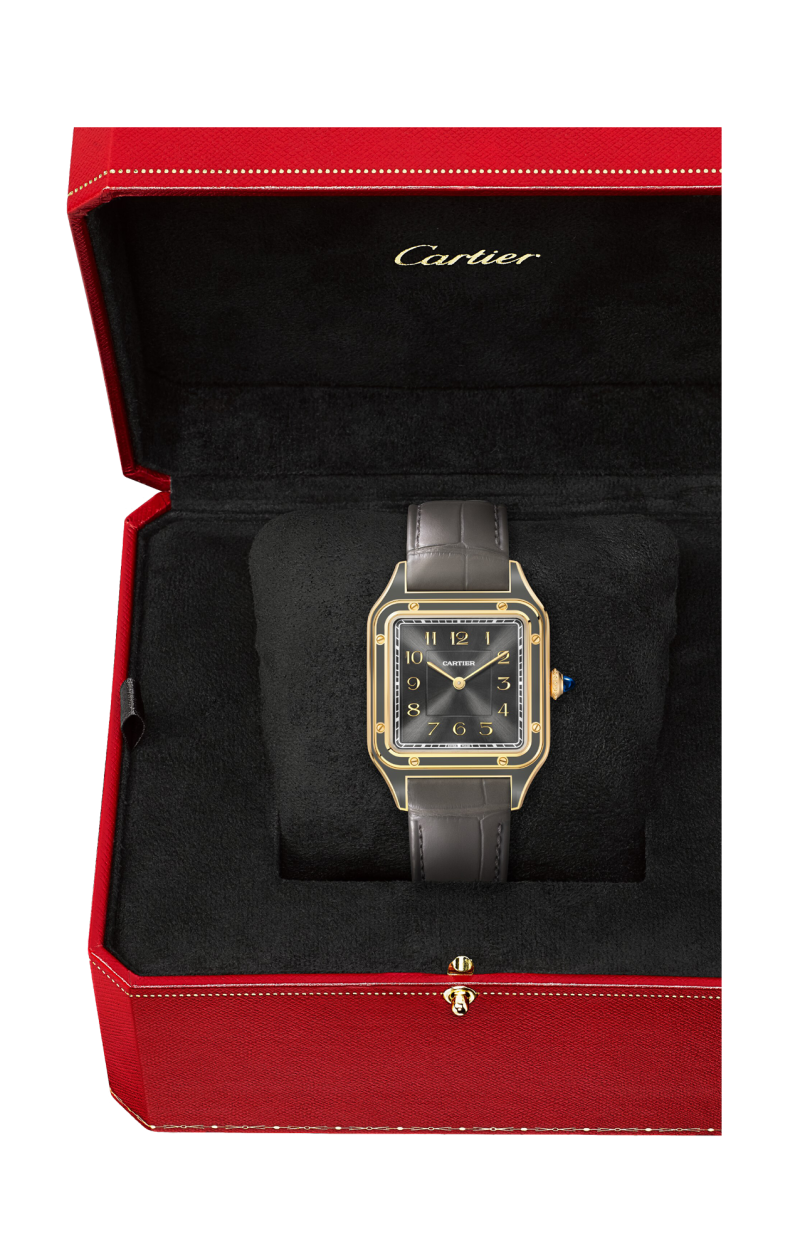 Cartier | SANTOS-DUMONT, MODELLO GRANDE, ORO ROSA, MANUALE - WGSA0097 (6)