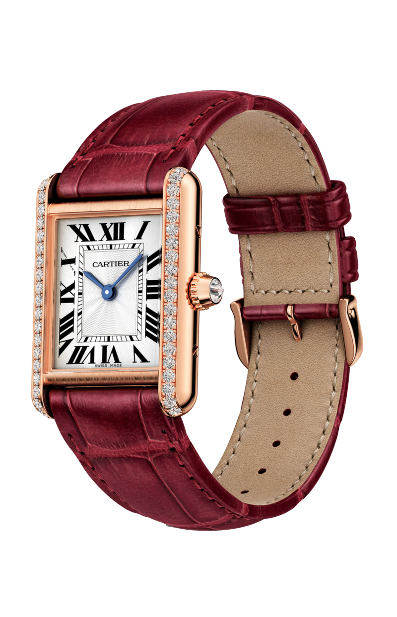 Cartier | TANK LOUIS CARTIER, MODELLO PICCOLO, ORO ROSA, DIAMANTI, MANUALE - WJTA0037 (3)