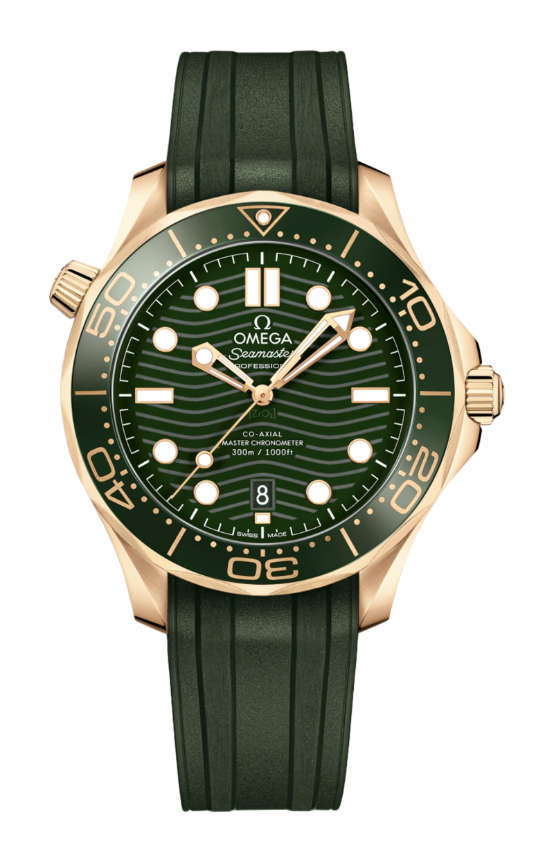 Omega | SEAMASTER DIVER 300M 42 MM, ORO MOONSHINE&trade; SU CAUCCI&Ugrave; - 210.62.42.20.10.001 (1)