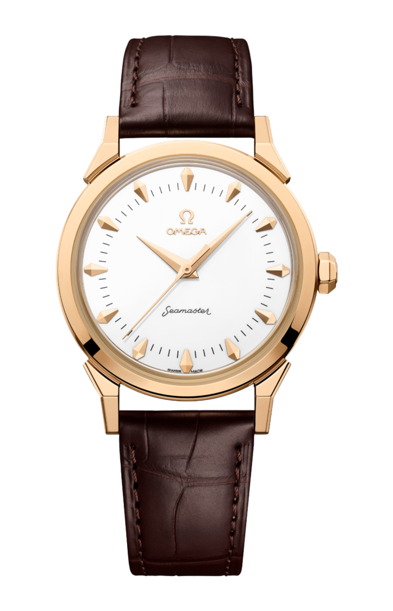 Omega | SEAMASTER 37 MM, ORO MOONSHINE&trade; SU ALLIGATORE - 522.53.37.20.04.001 (1)