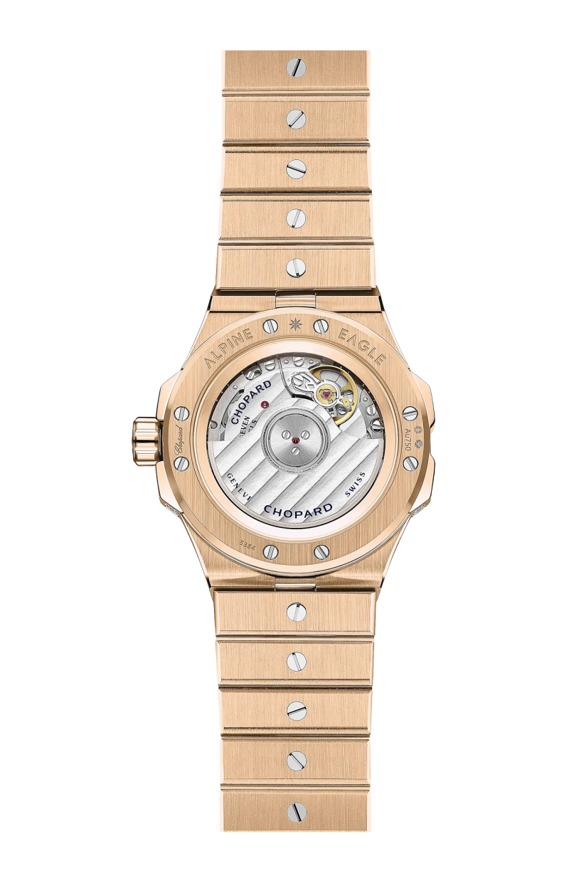 Chopard | ALPINE EAGLE 33 FROZEN 33 MM, AUTOMATICO, ORO ROSA ETICO, DIAMANTI, ZAFFIRI - 295384 (2)