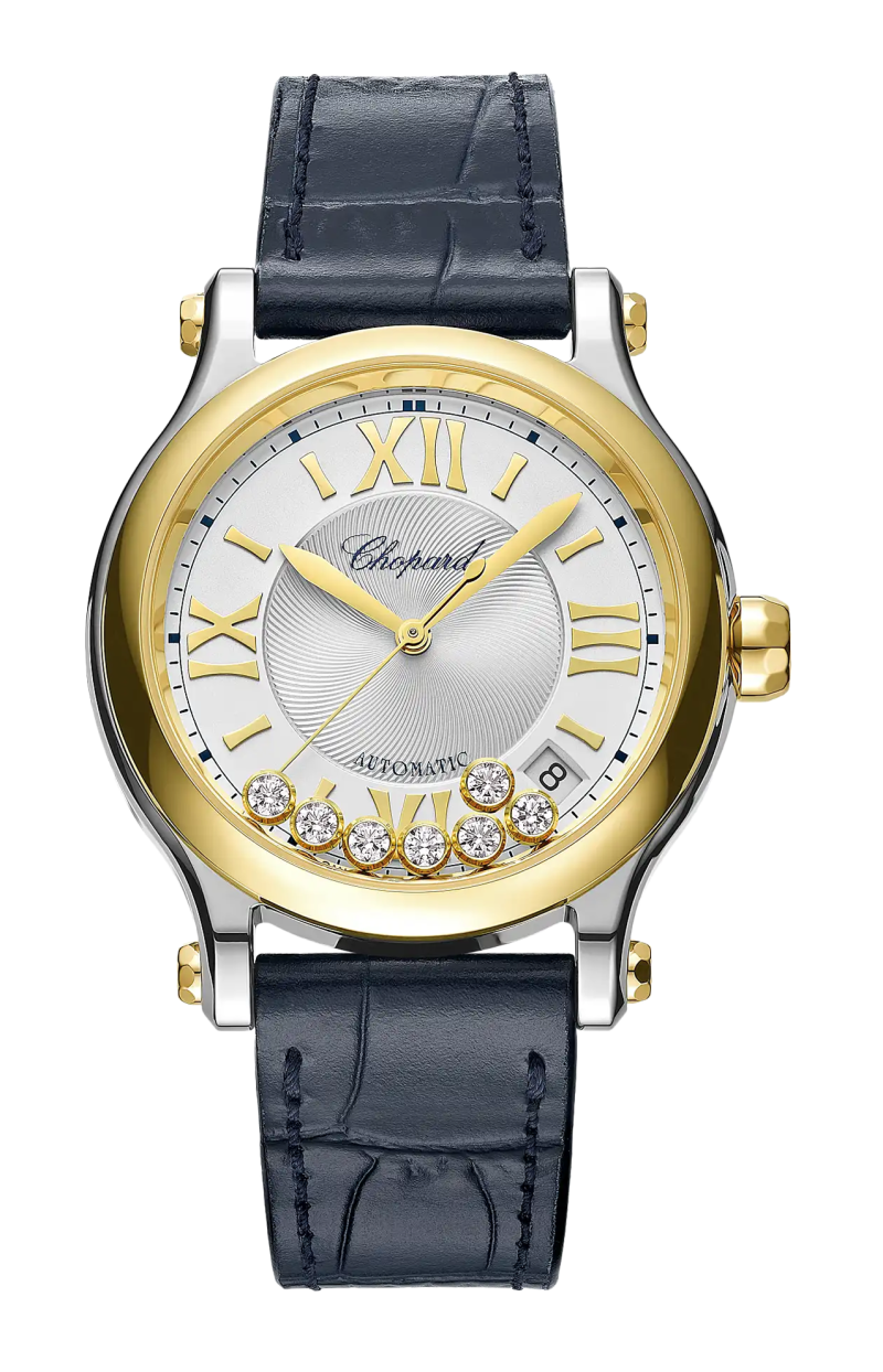 Chopard | HAPPY SPORT 36 MM, ORO GIALLO ETICO, LUCENT STEEL&trade;, DIAMANTI - 278559 (1)
