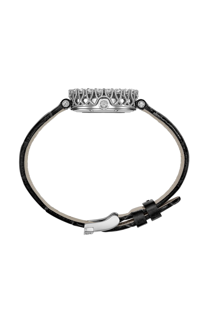 Chopard | L'HEURE DU DIAMANT ROUND 26 MM, MANUALE, ORO ETICO BIANCO, DIAMANTI - 13A178 (3)