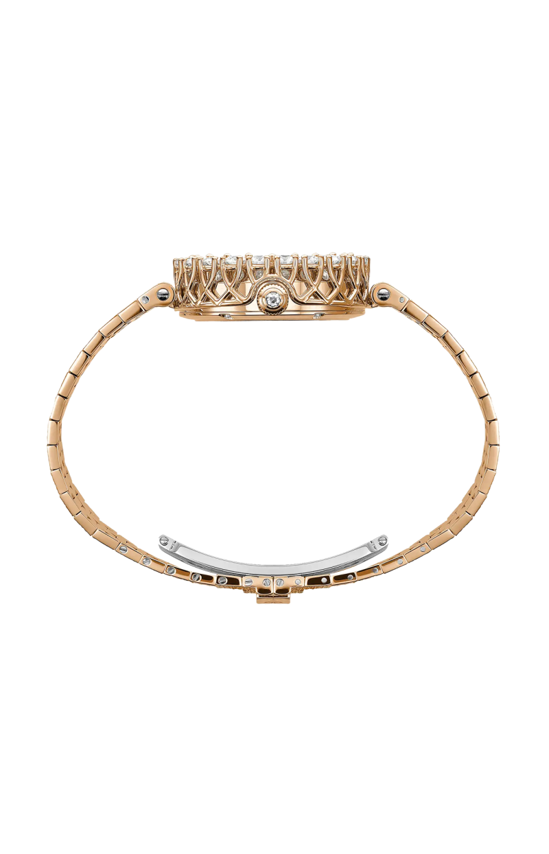 Chopard | L'HEURE DU DIAMANT ROUND 26 MM, MANUALE, ORO ETICO ROSA, DIAMANTI - 10A178 (3)