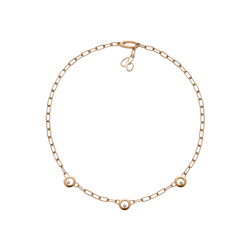 Chopard | CHOPARD - BRACCIALE HAPPY DIAMONDS ICONS, ORO ROSA ETICO, DIAMANTI - 81A117 (1)