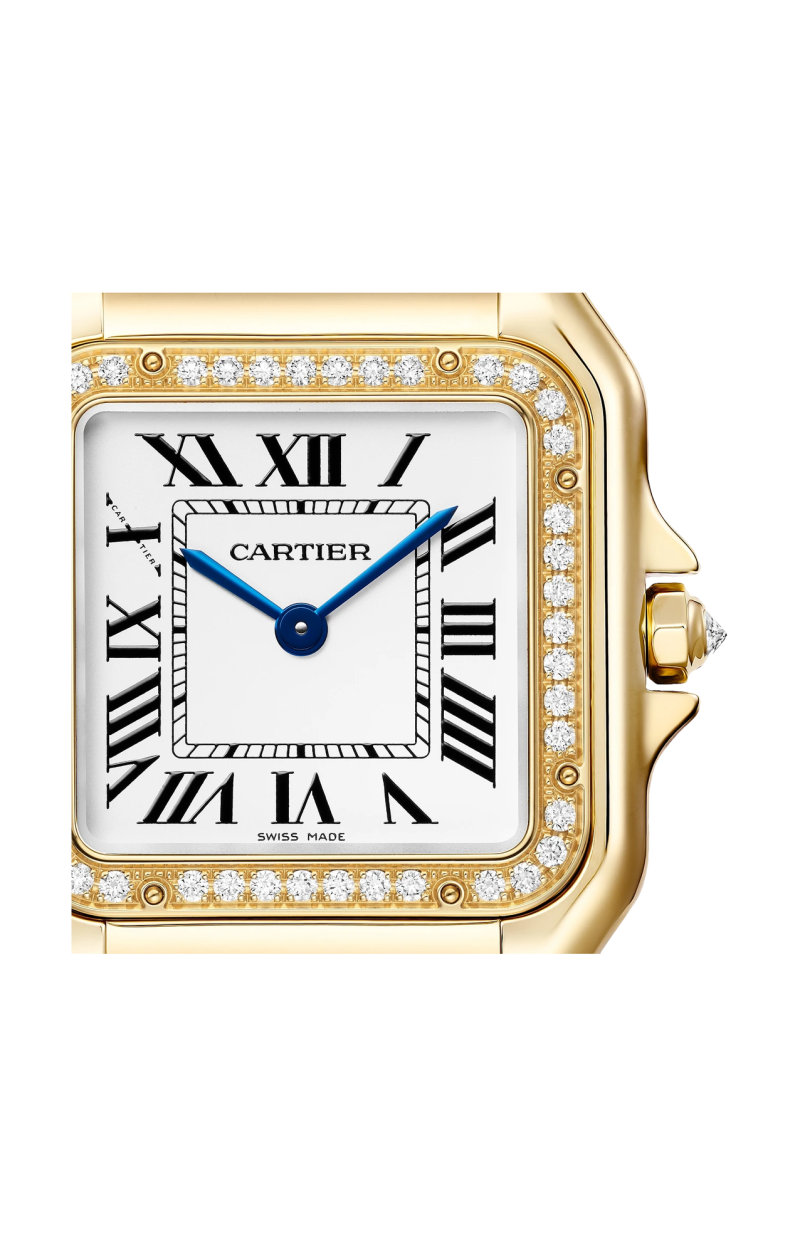 Cartier | PANTH&Egrave;RE DE CARTIER, MODELLO MEDIO, ORO GIALLO, DIAMANTI, QUARZO - WJPN0060 (6)