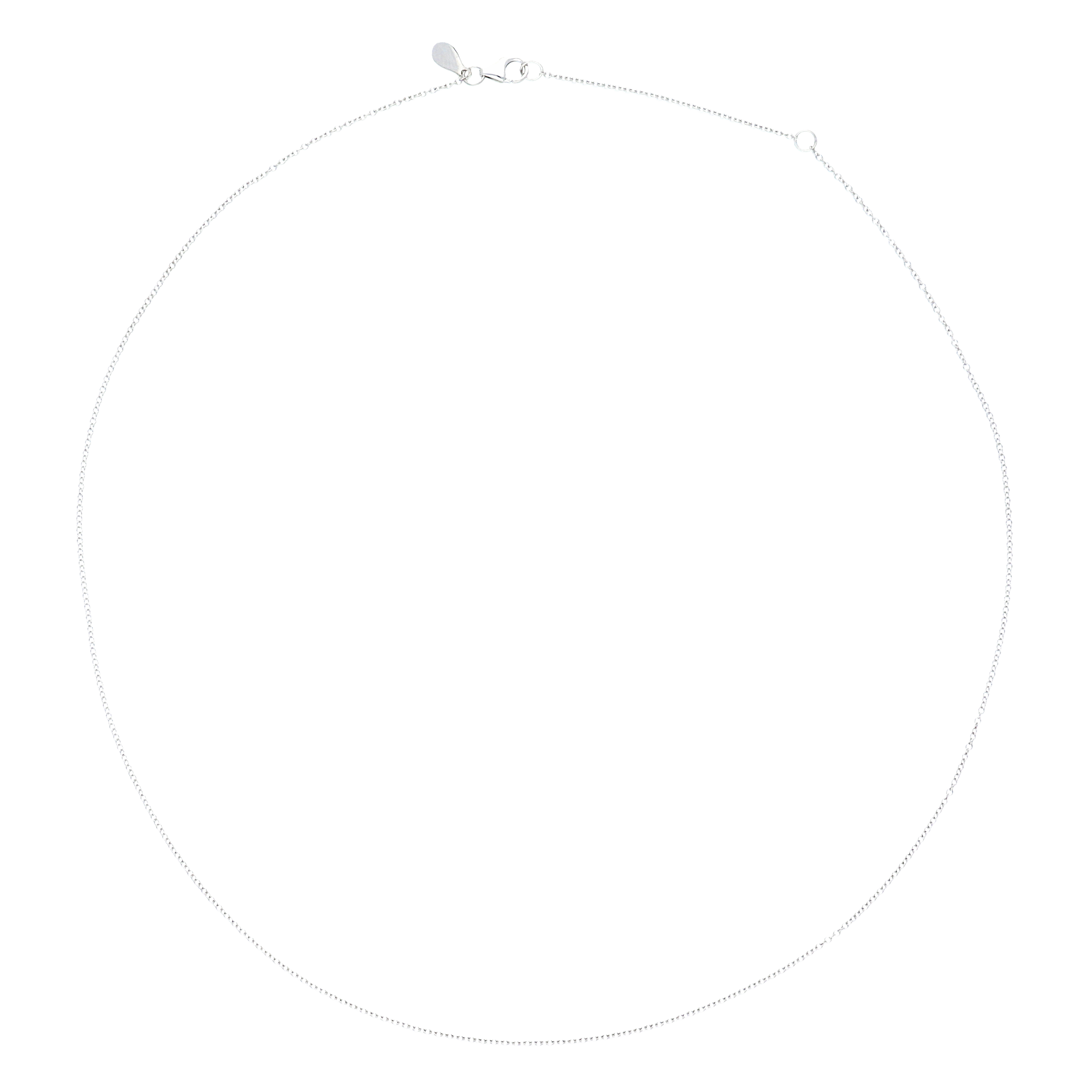 Bartorelli Italian Jewels | Collana in oro bianco 18 carati - Lunghezza 38-42 cm. - CRL42B (1)