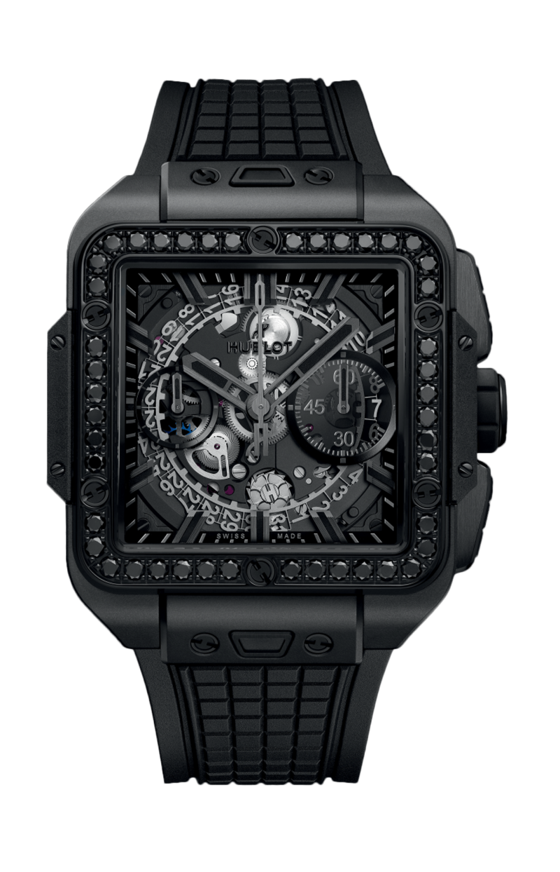 Hublot | SQUARE BANG UNICO ALL BLACK DIAMOND 42 MM - 821.CX.0140.RX.1200 (1)