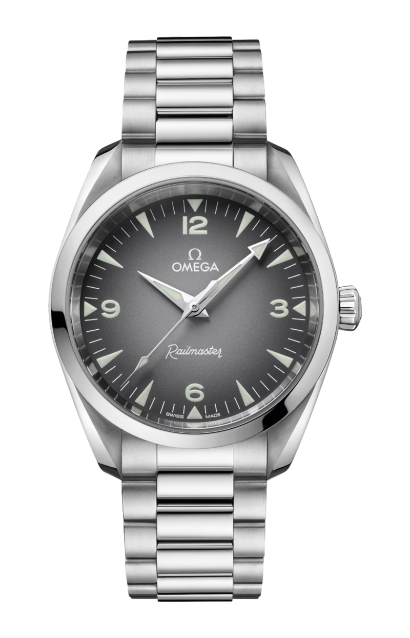 Omega | SEAMASTER RAILMASTER 38 MM, ACCIAIO SU ACCIAIO - 235.10.38.20.06.001 (1)