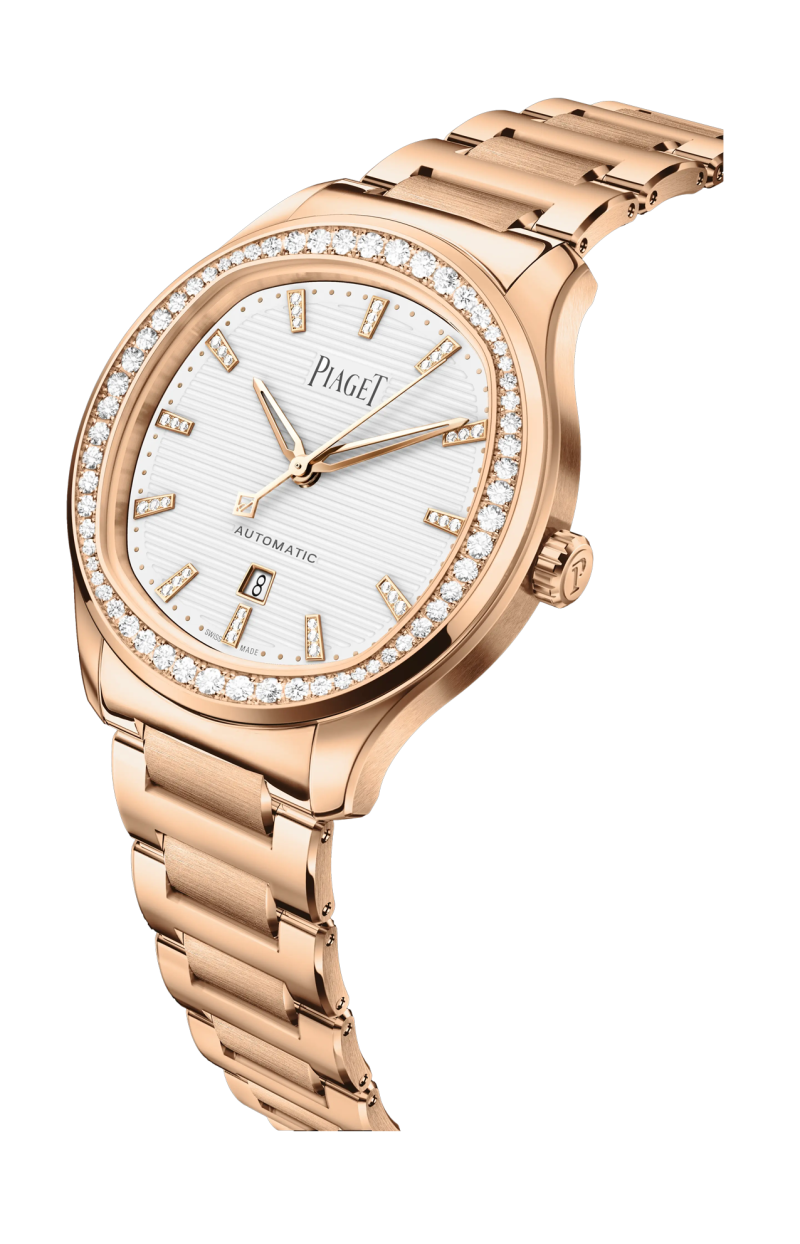 Piaget | PIAGET POLO DATE AUTOMATICO ORO ROSA DIAMANTI - G0A46020 (2)
