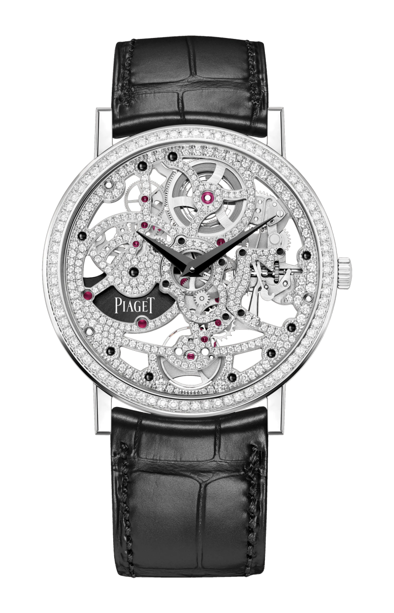 Piaget | ALTIPLANO OROLOGIO GIOIELLO SKELETON AUTOMATICO ORO BIANCO DIAMANTI ULTRA-THIN - G0A45226 (1)