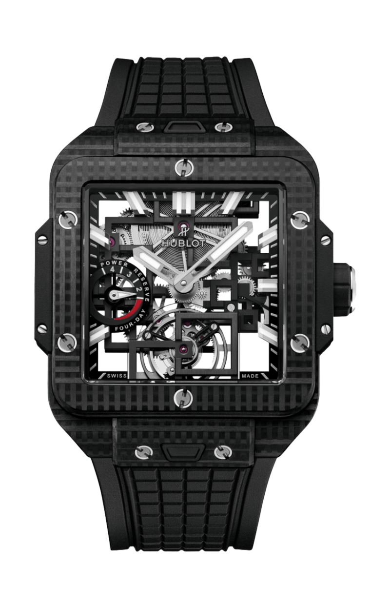 Hublot | SQUARE BANG TOURBILLON 4-DAY POWER RESERVE 3D CARBON 42 MM - 805.QD.0170.RX (1)