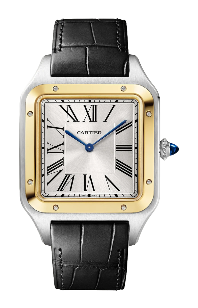 Cartier | SANTOS-DUMONT MODELLO EXTRA-LARGE, ACCIAIO E ORO GIALLO, MANUALE - W2SA0034 (1)