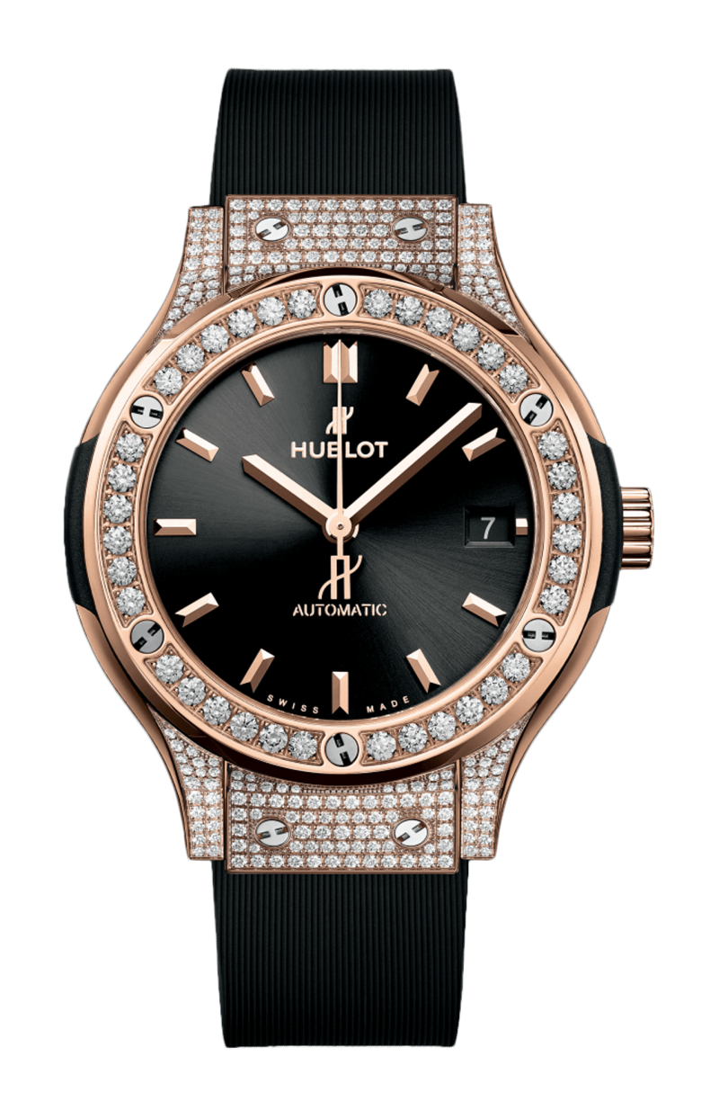 Hublot | CLASSIC FUSION KING GOLD PAV&Eacute; 38 MM - 565.OX.1480.RX.1604 (1)