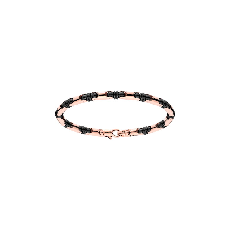 Zancan | BRACCIALE ZANCAN IN ORO 18KT E CERAMICA - KB052R-N (1)