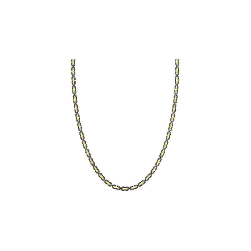 Zancan | COLLANA ZANCAN IN ORO 18 KT CERAMICA NERA - KC074G-N (1)