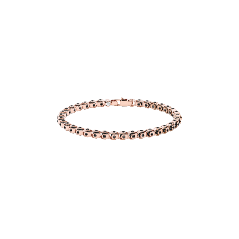 Zancan | BRACCIALE ZANCAN IN ORO 18KT E CERAMICA NERA - KB045R-N (1)