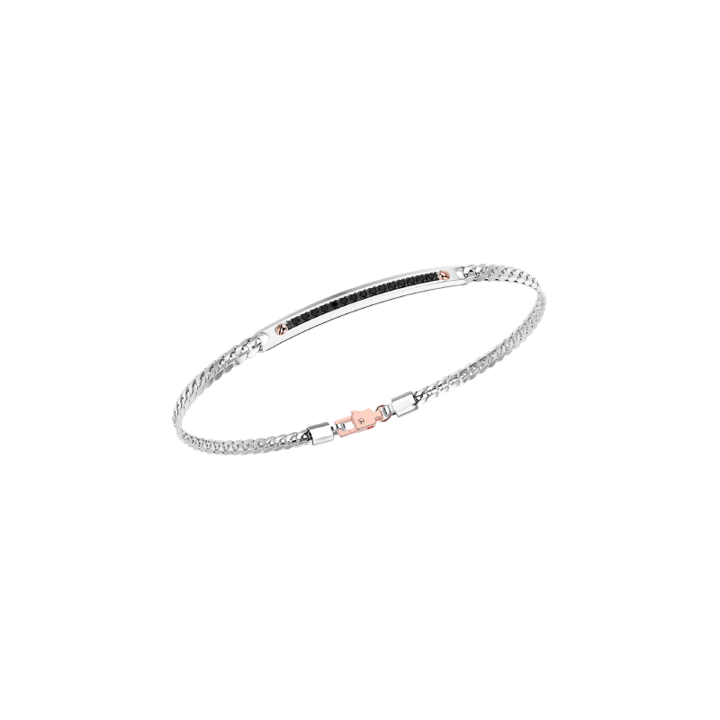 Zancan | BRACCIALE ZANCAN IN ORO BIANCO CON DIAMANTI - EB686BR (1)