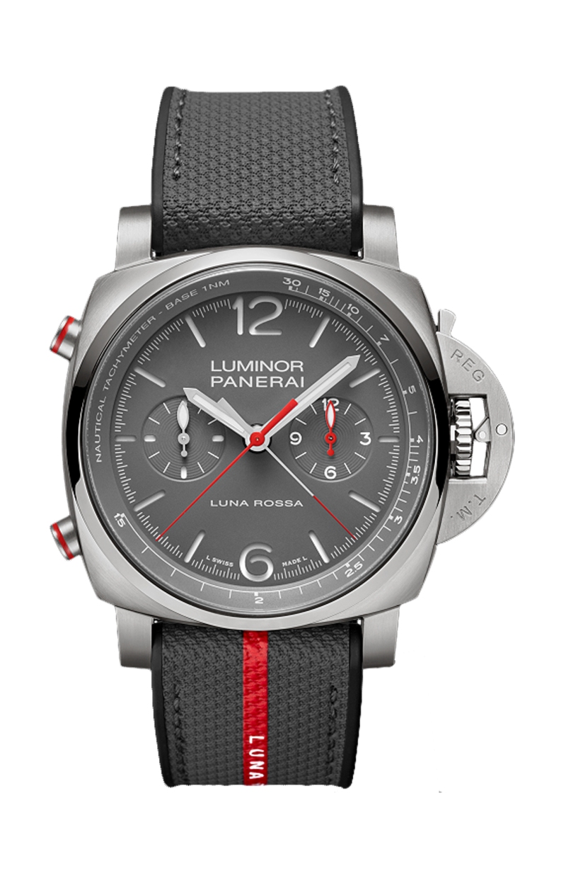 Panerai | LUMINOR CHRONO FLYBACK LUNA ROSSA TITANIO - LIMITED EDITION - PAM01654 (1)