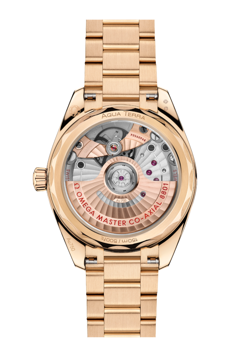 Omega | SEAMASTER AQUA TERRA SHADES 38 MM, ORO MOONSHINE&trade; SU ORO MOONSHINE&trade; - 220.50.34.20.02.001 (2)