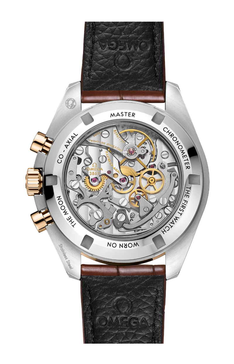 Omega | SPEEDMASTER MOONWATCH PROFESSIONAL 42 MM, ACCIAIO-ORO MOONSHINE&trade; SU ALLIGATORE - 310.23.42.50.02.001 (2)